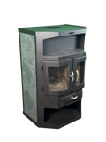 Șemineu cu uși duble și geam panoramic – Euro Flame 8 kW